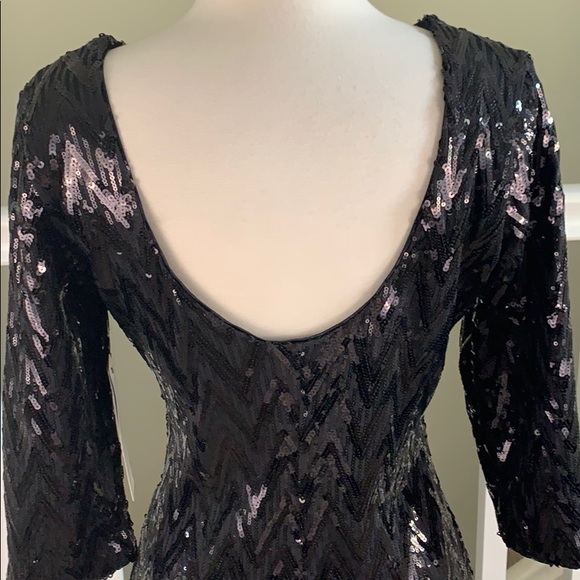 As U Wish black Sequin party dress size XL - Picture 4 of 4